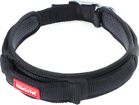Patento Pet - Sports Collar with Integrated Leash Medium (40 - 50cm) Black