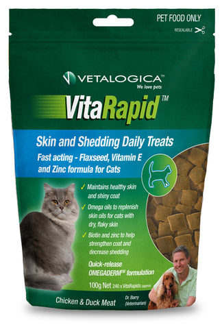 VitaRapid Skin & Coat Care for Cats 100gm