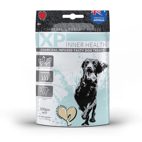 XP Inner Health Charcoal Infused Dog Treats Chicken & Fish - 200gm